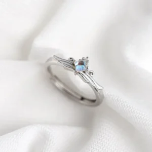 Customized Knight and Princess 925 Sterling Silver Zircon Couple Rings for Him and Her