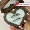 Adjustable Minimalist Couples Rings 925 Sterling • Custom Engraved Promise