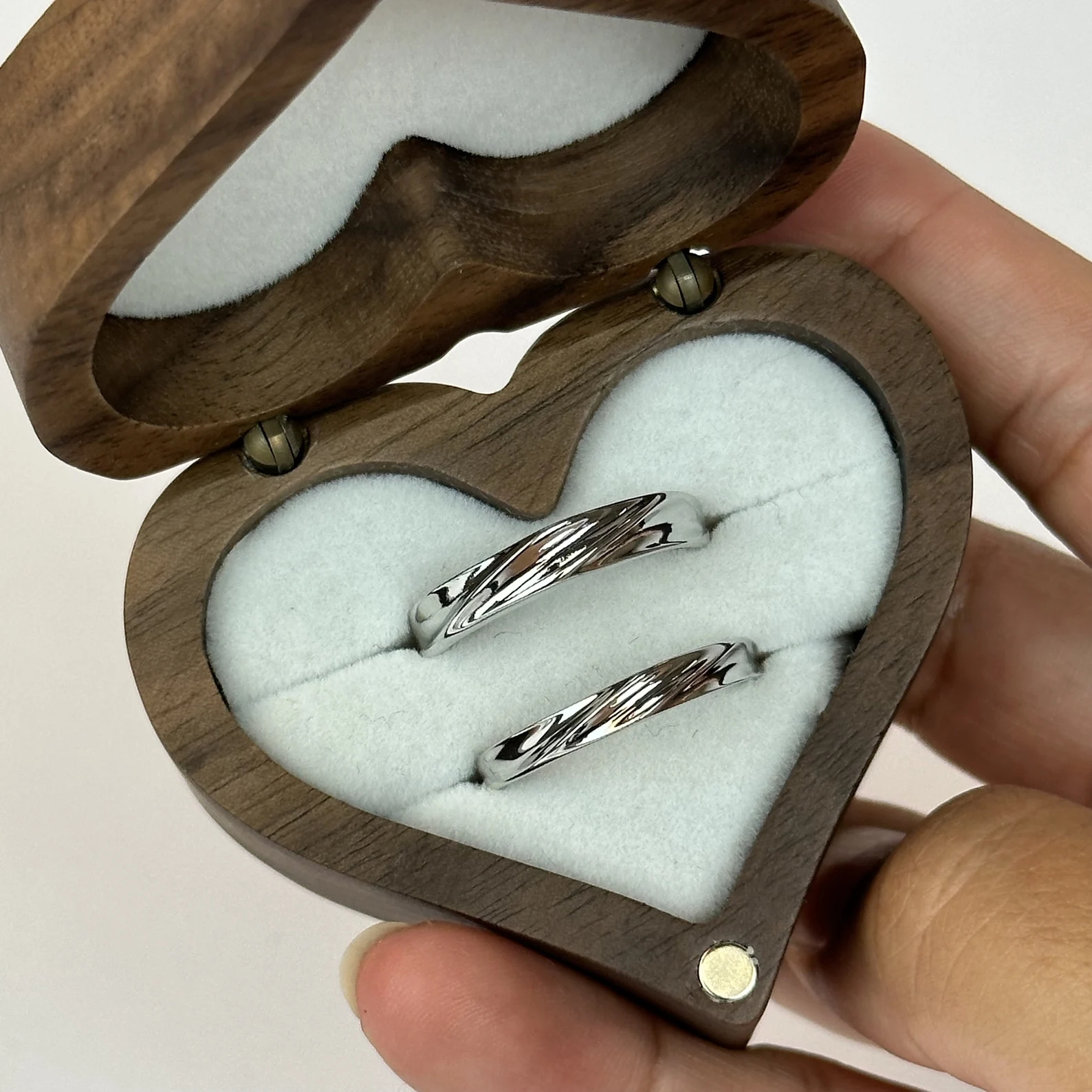 Adjustable Minimalist Couples Rings 925 Sterling • Custom Engraved Promise