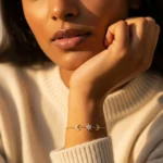 Minimal Triple Moon Bracelet