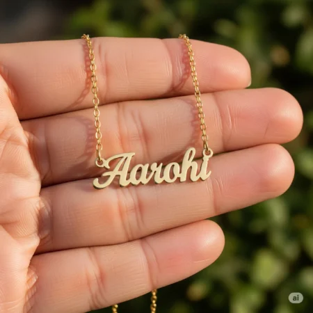 Layered oxidized silver name necklaces with multiple custom pendants